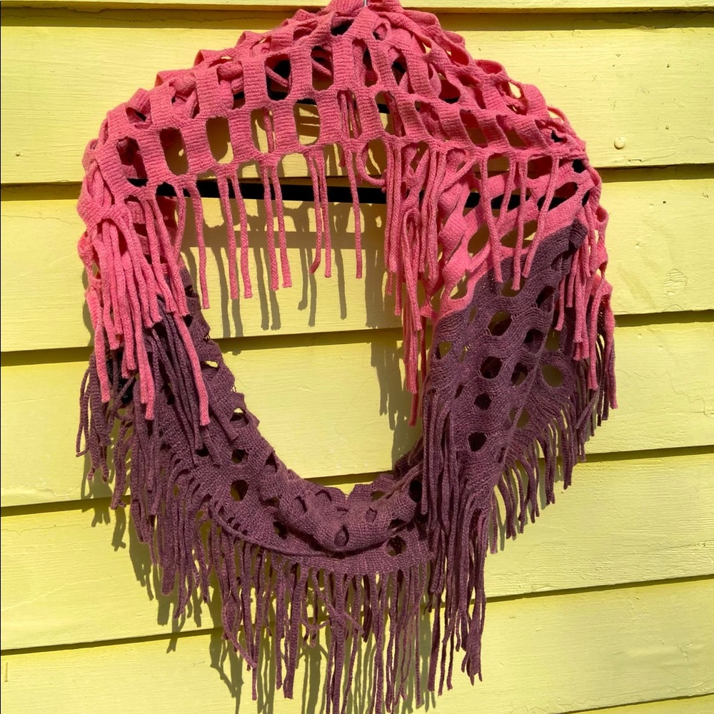 Infinity wool scarf